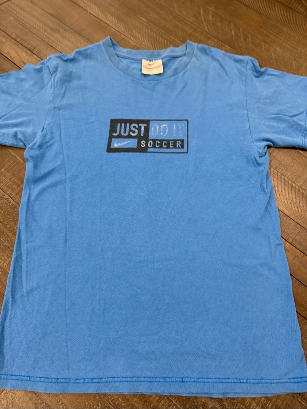Vintage 90s Nike Just Do It Soccer T-Shirt Made in USA Men’s Large